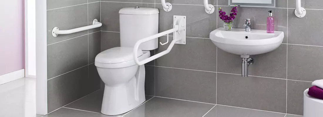 Modern Handicap Bathroom Solutions with Safety Features in Iona, FL